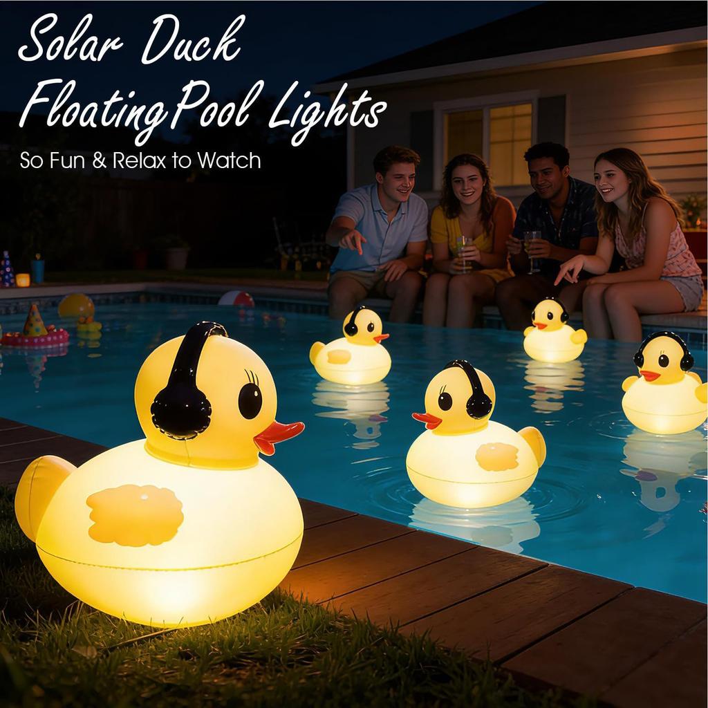 Floating Pool Lights Solar Powered Solar Inflatable Automatic Party Decoration Outdoor Decoration Float Pool Lights For Wedding