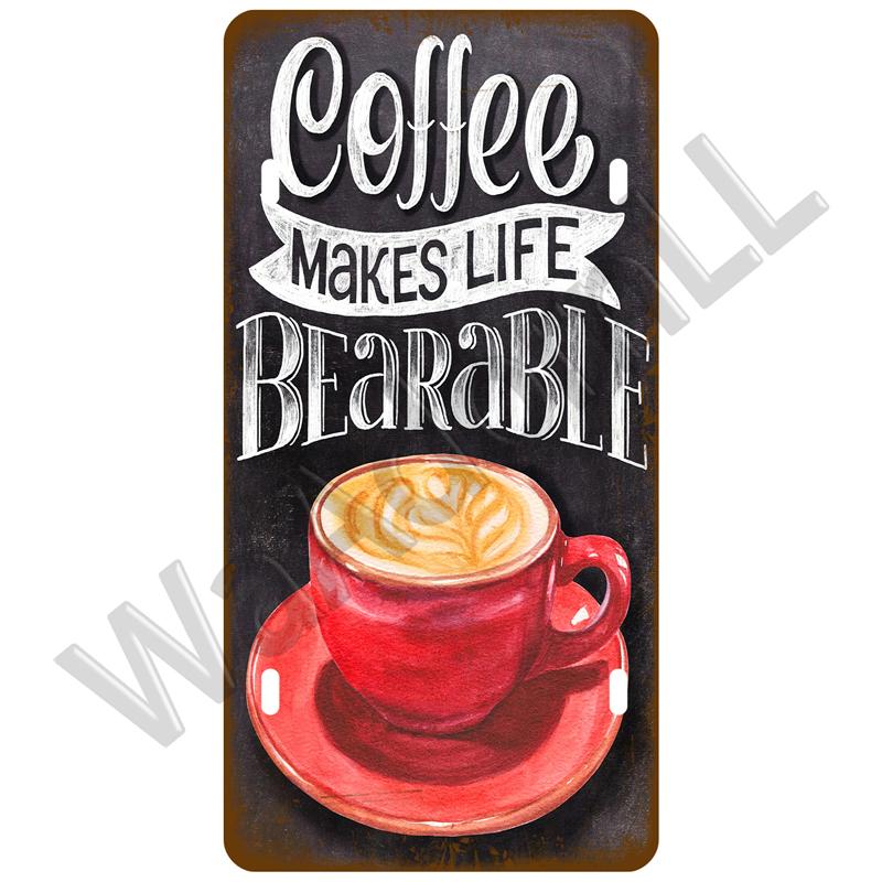 Vintage Metal Sign Brand Cafe Drink Coffee Beer Tin Sign Funny Poster Home Decor For Bar Pub Club Man Cave Wall Decoration Art