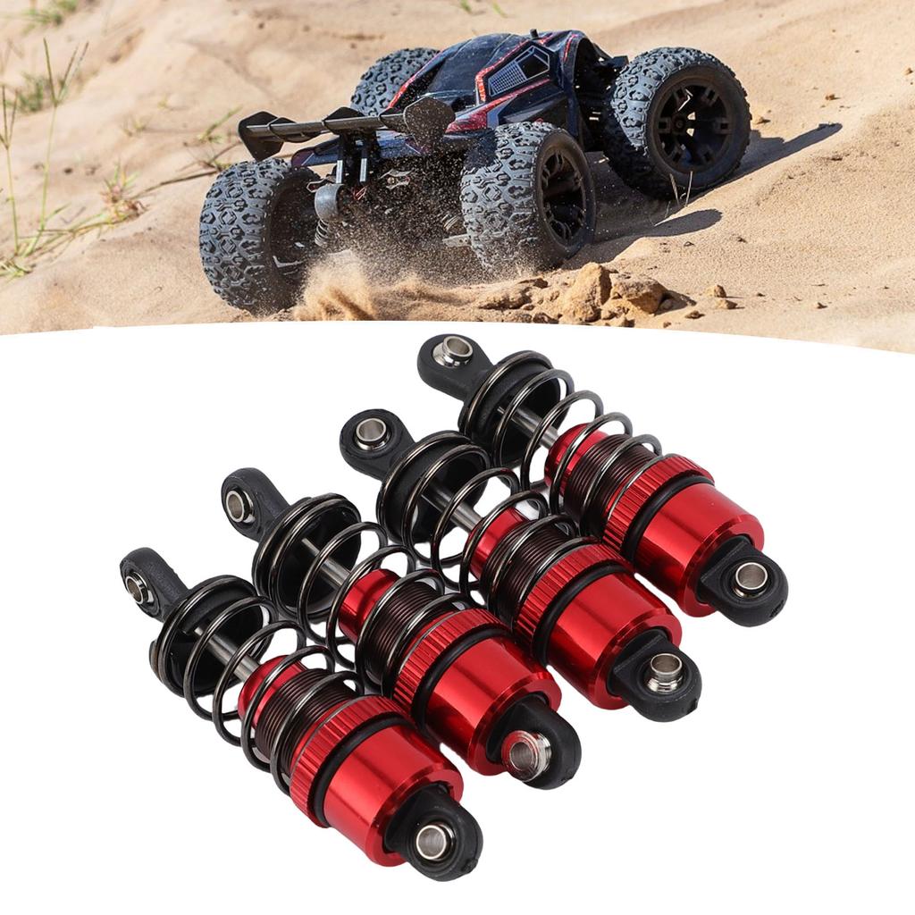 4 Pcs 55mm RC Car s Aluminum Alloy Oil Shocks Damper Set for 1Celsius10 RC Car
