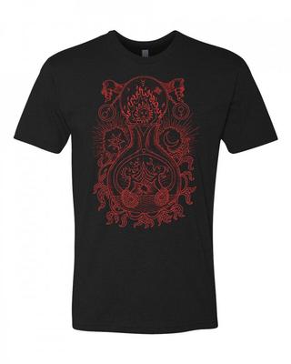 Коттедж Cult Clothing Футболка Оккультный Гот Колдунья Магия Двойные Змеи