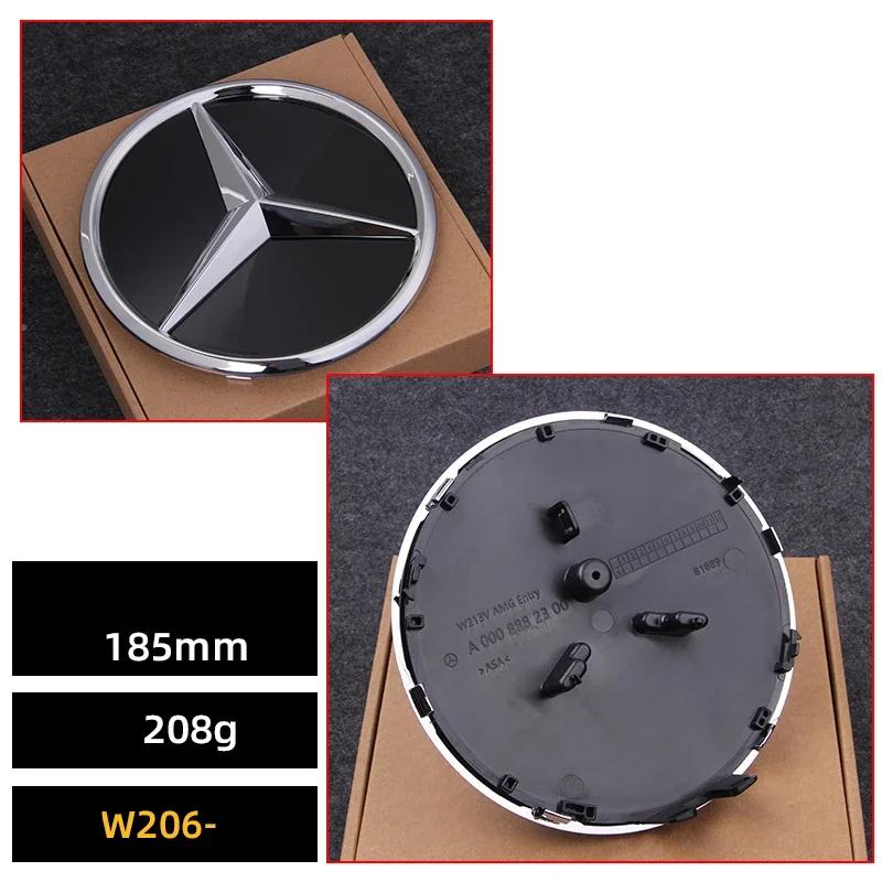 1pcs Car Front Grille Emblem Star Badge  Logo Mirror For Mercedes Benz W205 W204 W253 W213 W206 W166 gle glc
