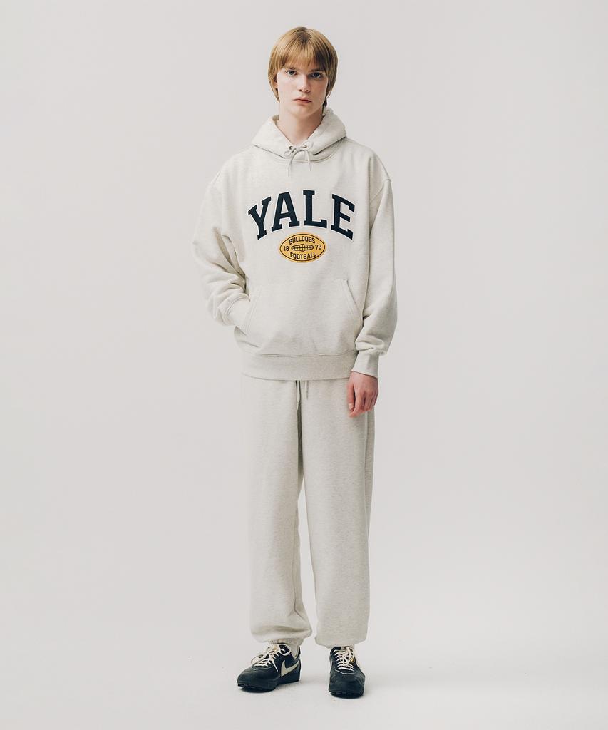 YALE Small Two-Tone Arch Sweatpants_Oatmeal