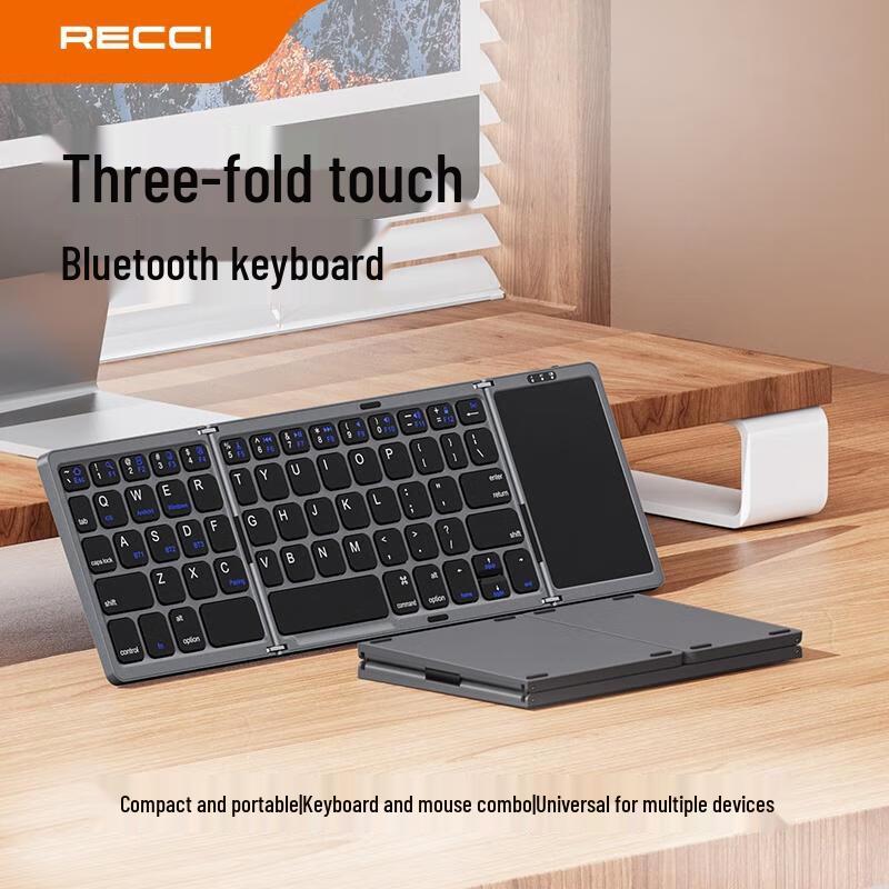 Складная сенсорная Bluetooth-клавиатура Ruis