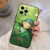 Чехол для телефона 'Дневники аптекаря' с Маомао Для iPhone 17,16,15,14,13,12,11 Plus,Pro Max,XS,Мягкий силиконовый черный чехол