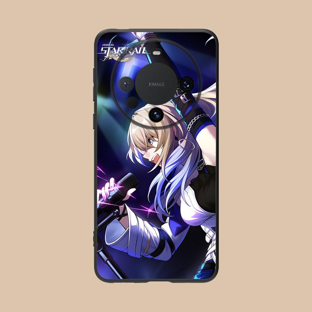 HSR Сервал Матовый ТПУ Чехол для Мобильного Телефона для Huawei Mate 60 50 40 30 20 10 Pro Plus Lite E 5G Цветной Печатный Чехол