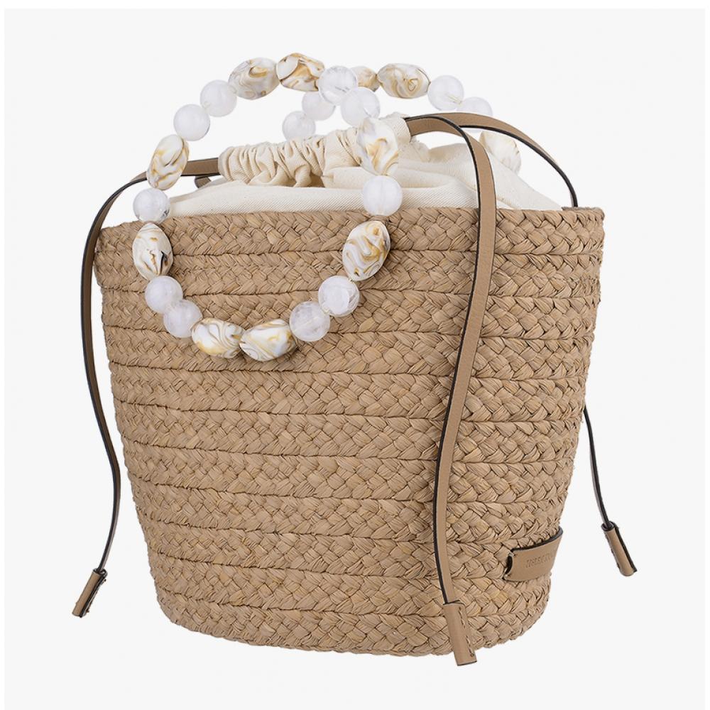 Helen Kaminski Natural Bucket Shoulder Bag Nuntl Bag51899