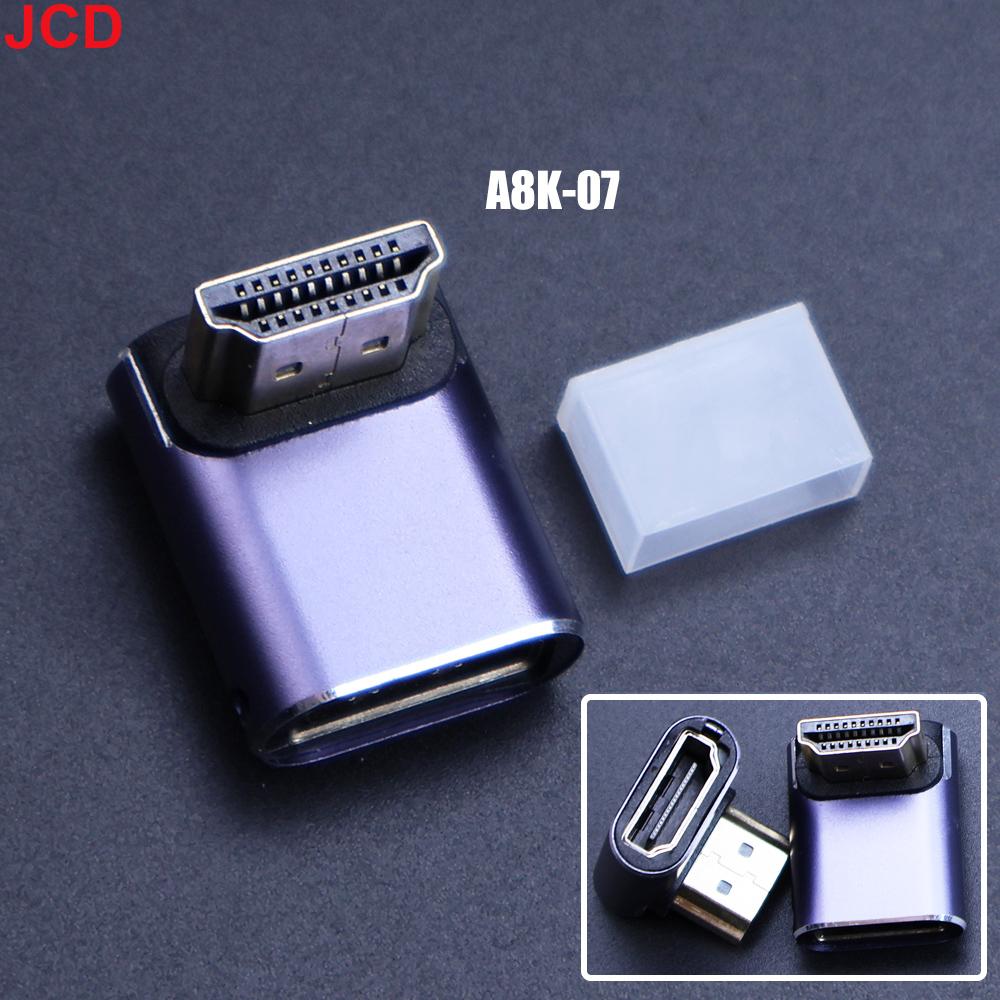 Совместимый с HDMI адаптер 90 270 градусов Прямоугольный конвертер «папа-мама» 8K HD Разъем Mini / Micro HDMI-совместимый удлинитель