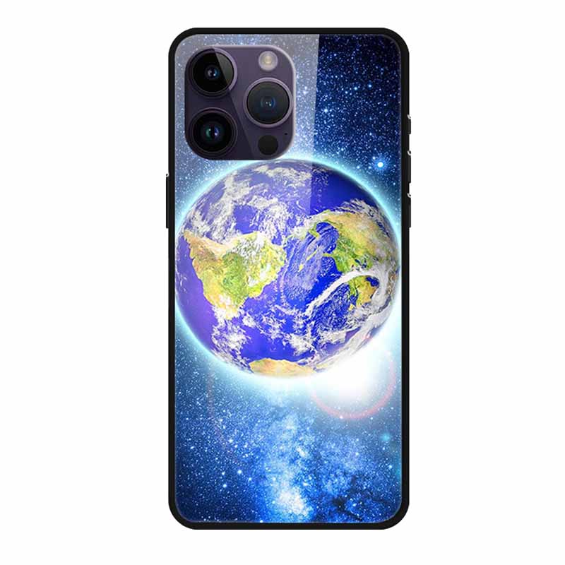 Закаленное Стекло Чехол Для iphone 15 Pro Max Чехол Жесткое Стекло Задняя Крышка Мягкий ТПУ Бампер Для iphone 16 Pro Max Чехол для Телефона 16Pro Max