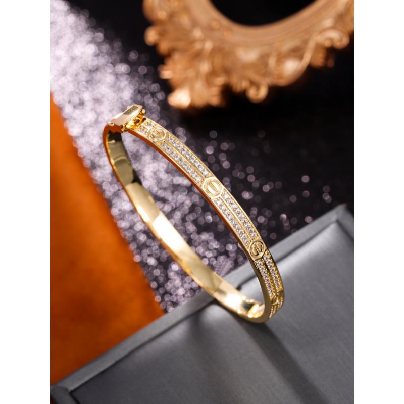 New Single Row Zircon Inlaid Starry Sky Light Luxury High-end Temperament Popular Bracelet