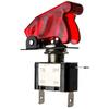12V 20A  ATV Motorcycle Car Modification Switch 3Color LED Toggle Switch Control ON/OFF+Aircraft Missile Style Flip Up Cover