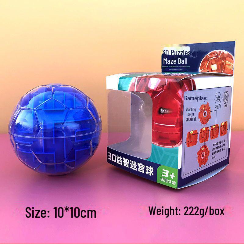 Hanluo 3D Волшебный Шар-Лабиринт: Развивающая игрушка для развития равновесия и координации у детей