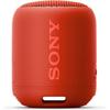 Sony Wireless Portable Speaker Bluetooth Deep Bass with Lightweight and 2019 Red SRS-XB12 Waterproof, Dustproof, Compatible, Model, Microphone,