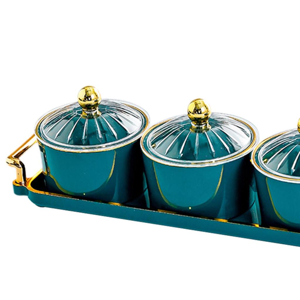 Dried Fruit Plate Set Snacks Tray Multipurpose Snacks Dish Appetizer Serving Tray Candy Nuts Dish for Wedding Dining Room