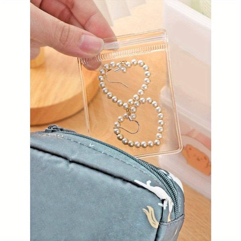20pcs Jewelry Storage Bag, Thickened PVC Transparent Sealing Bags For Jewelry,Portable Packaging Bags For Silver And Gold Jewelry Separation