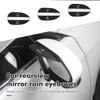 2026 Горячий Alfa Romeo Для Alfa Romeo 2 шт. Автомобильные Козырьки от Дождя на Зеркала Заднего Вида Защита от Дождя Аксессуары для Заднего Вида 159 Giulie