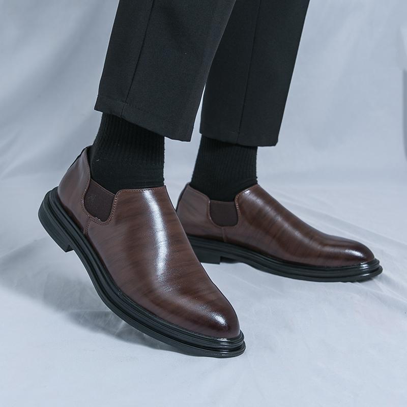 Модная кожаная модная повседневная обувь мужская классические мужские лоферы мужские слипоны нарядная обувь мужская удобная деловая обувь брендовые балетки