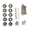 10Pcs 3D Printer Pulley Wheel Set 3D Printer POM Pulley Wheels Plastic Pulley Wheel with Bearing Idler for 3D Printer
