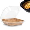 Round Silicone Oil Air Fryer Paper Tray - Disposable, Non-stick, Oil-Absorbing Food Pad for Home Baking