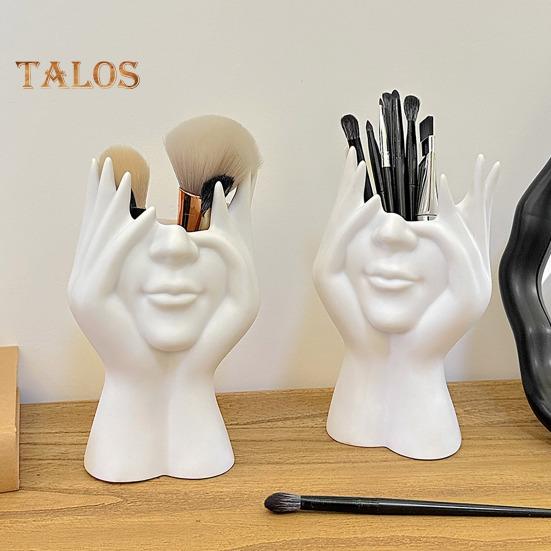 Ваза для цветов в форме лица, белая женская форма, центральный элемент обеденного стола, современный скандинавский стиль, декоративная художественная ваза для дома, гостиной, офиса, книжной полки, декор