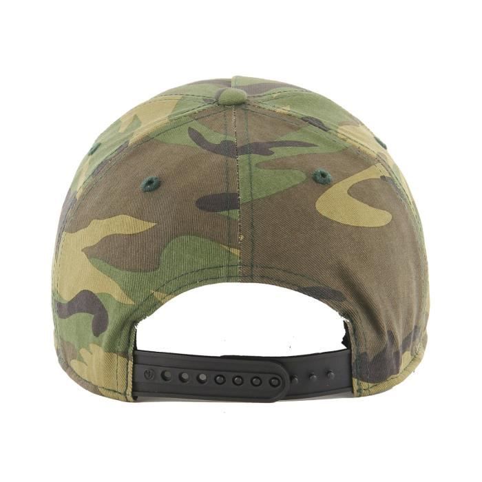 Casquette Ajustable - 47 Brand - GROVE Anaheim Ducks - 100% Coton - Wood Camo - Taille Ajustable
