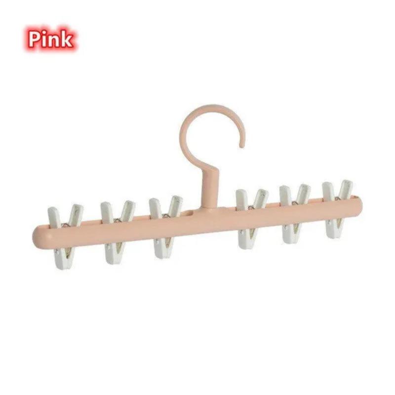 6 зажимов для кепки, шарфа, носков, органайзера, многофункционального шкафа, вешалки для хранения вещей