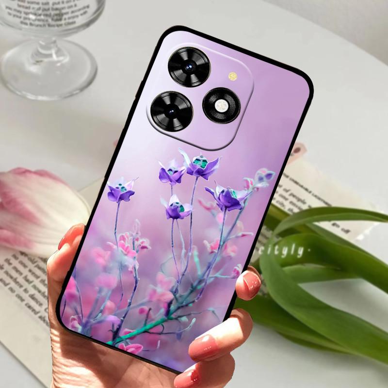 Для Infinix Hot 40 Чехол hot40i X6528B Ударопрочный Мягкий ТПУ Силиконовый Чехол для Телефона Для Infinix Hot 40i Funda Hot40 Pro Capa Мультяшный
