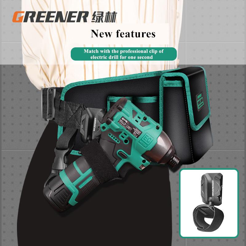 GREENERY поясная сумка для инструментов для электрика, мужская износостойкая, водонепроницаемая, многофункциональная фурнитура, специальный инструмент для обслуживания