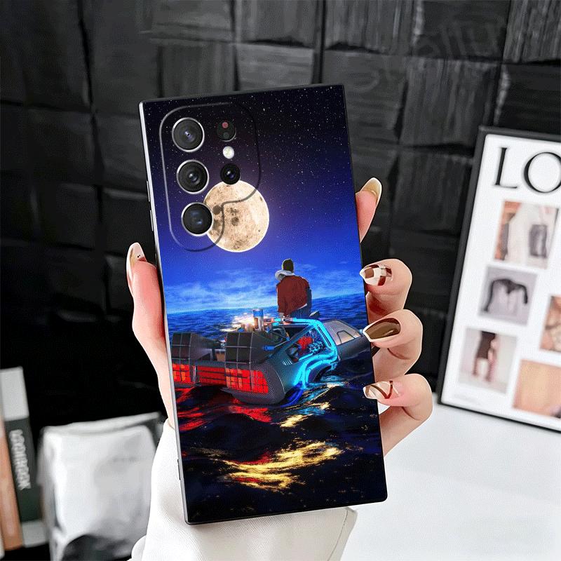 Back To The Future Soft Phone Case for Samsung Galaxy S26 S25 Edge S24 Ultra S23 Plus S22 S21 FE S20 Black Cover Back Shell