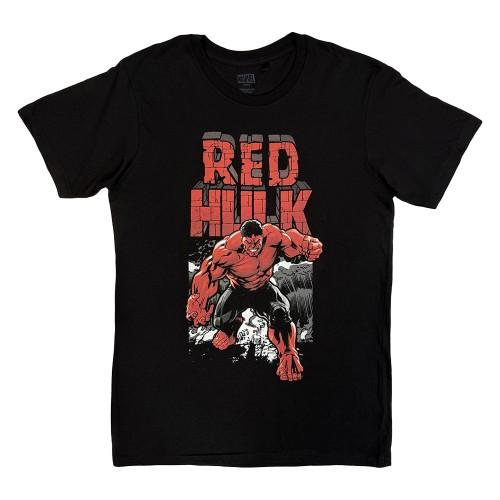 Marvel Comics Unisex Adult Red Hulk T-Shirt