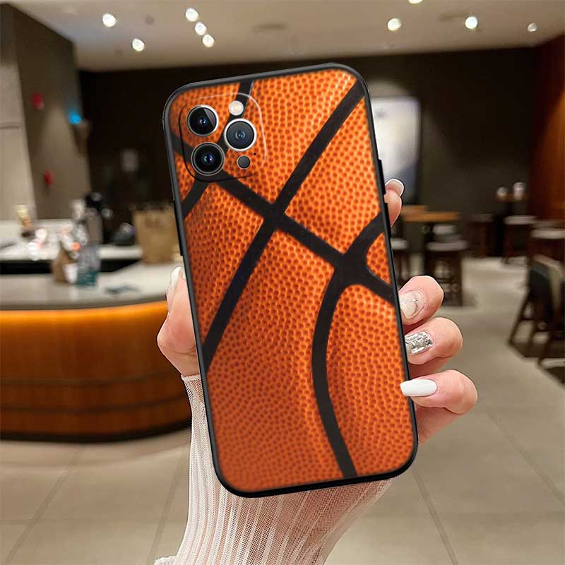 UP13 Basketball Art Shoot New High-End Shell Phone Case for iPhone 16 15 14 13 12 Pro Max Plus Mini