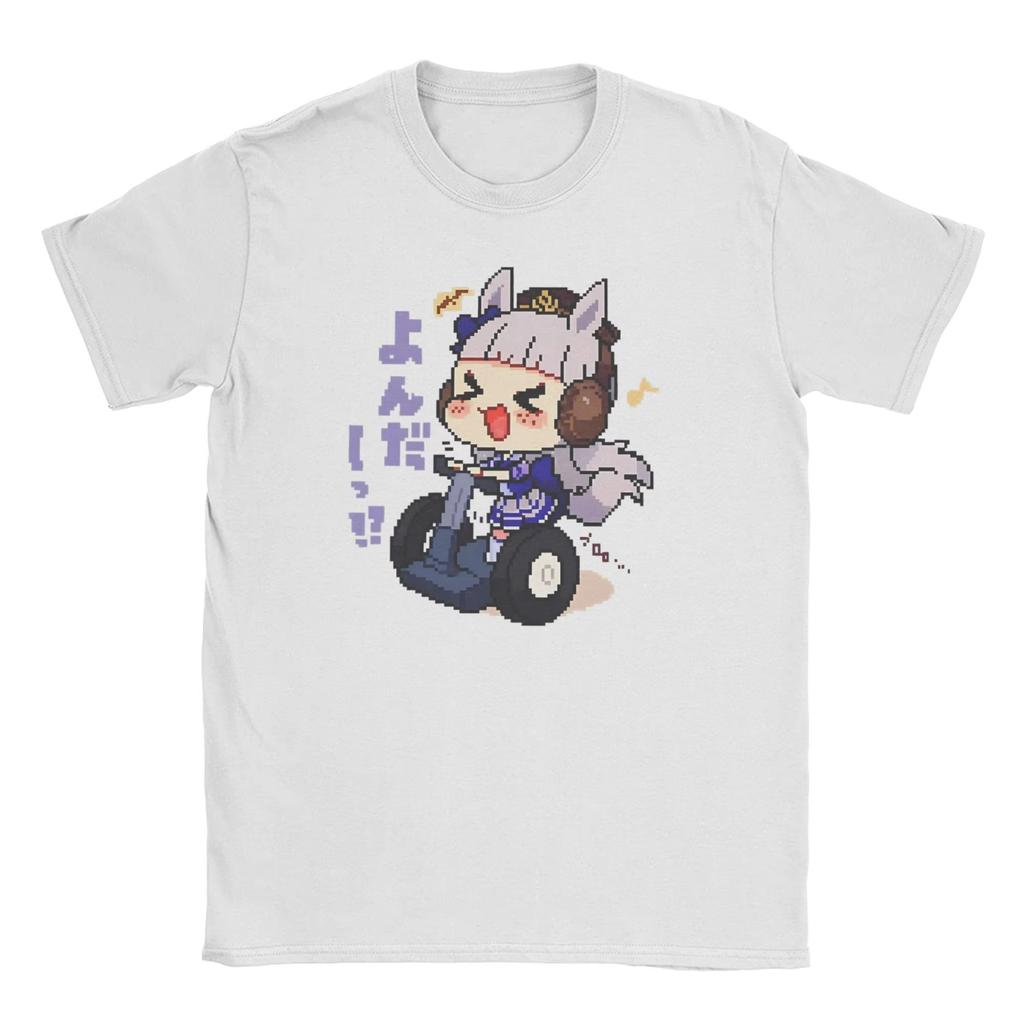 Oguri Cap Uma Musume Pure Cotton T-Shirt Men Summer Streetwear T Shirts O Neck Trendy Cool Tee Shirt Cheap Clothes