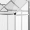 303x183x195cm Clear Polycarbonate Sheet Walk-In Greenhouse