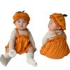 Christmas Costume Baby Pumpkin Romper Coverall Pumpkin Costume Boy Girl Costume 66 73 80 Fancy Dress Romper Newborn with Hat Commemorative Photo