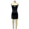 1011 autumn new European and American style women's clothing, sexy lace suspender Spice girl strap backless split dress women
