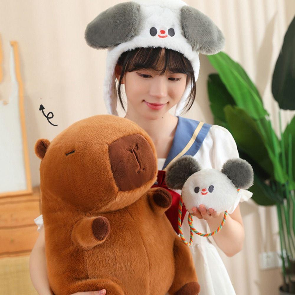 Frog Capibara Anime Fluffty Toy Rabbit Capybara Plush Doll  Christmas Toy