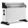 Convecteur - Blanc - 2 KW - Fonction Turbo - 3 puissances - Thermostat intégré