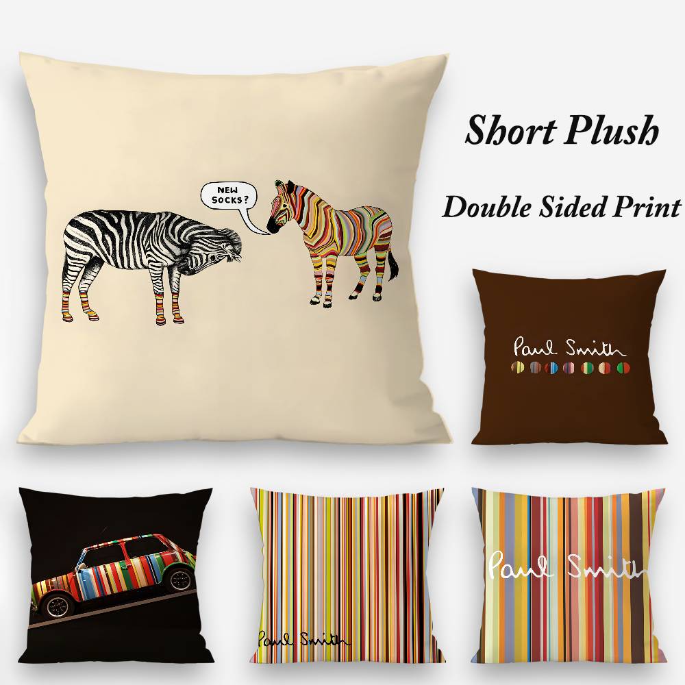 Забавная S-Smith Мода P-Paul Наволочка Плюшевая Ткань Мягкая Двусторонняя Печать Наволочка для Подушки Диванная Подушка Чехлы для Декоративных Подушек