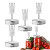 Jar Fermentation Lids 4-Pack Fermenting Kit With Intelligent Air Valve Fermenter Presser Silicone Seals For Pickles Making And