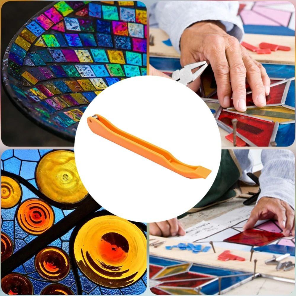 Plastic Tained Glass Hand Foiler Sturdy Hand Foiler High Quality Manual Foiling Tool  Colored Glass