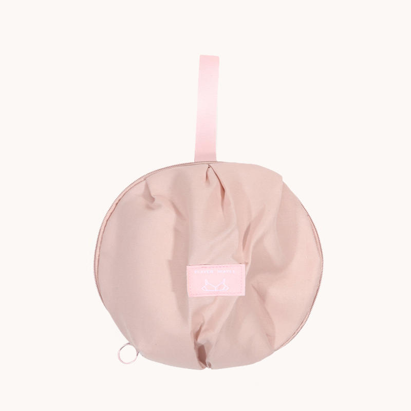 Пылезащитный органайзер для бюстгальтеров и нижнего белья с ручкой в форме ракушки, сумка для хранения нижнего белья на молнии, большой вместимости, сумки для сортировки одежды