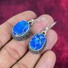 Серьги из голубого морского седимента, Ювелирные изделия с драгоценными камнями, Серьги из стерлингового серебра 925 пробы, Подарок для женщин, Серьги ручной работы