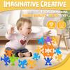 Baby Bath Toys Suction Toys for Kids,Toddler Travel Toys for Connect, Build, Create Kids Suction Fidget Toys Suction Cup Toys for Windows Building To