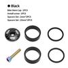 OUO MTB Bicycle Stem Top Cap Headset Cover with Screw Kits Aluminum Fork Ring