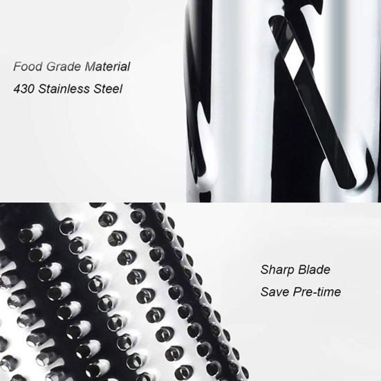 Yousheng Rotary Cheese Grater with Replaceable Stainless Blades 3-in-1 Cheese Slicer And Shredder Hand Crank Kitchen Gadget for Quick Chopping