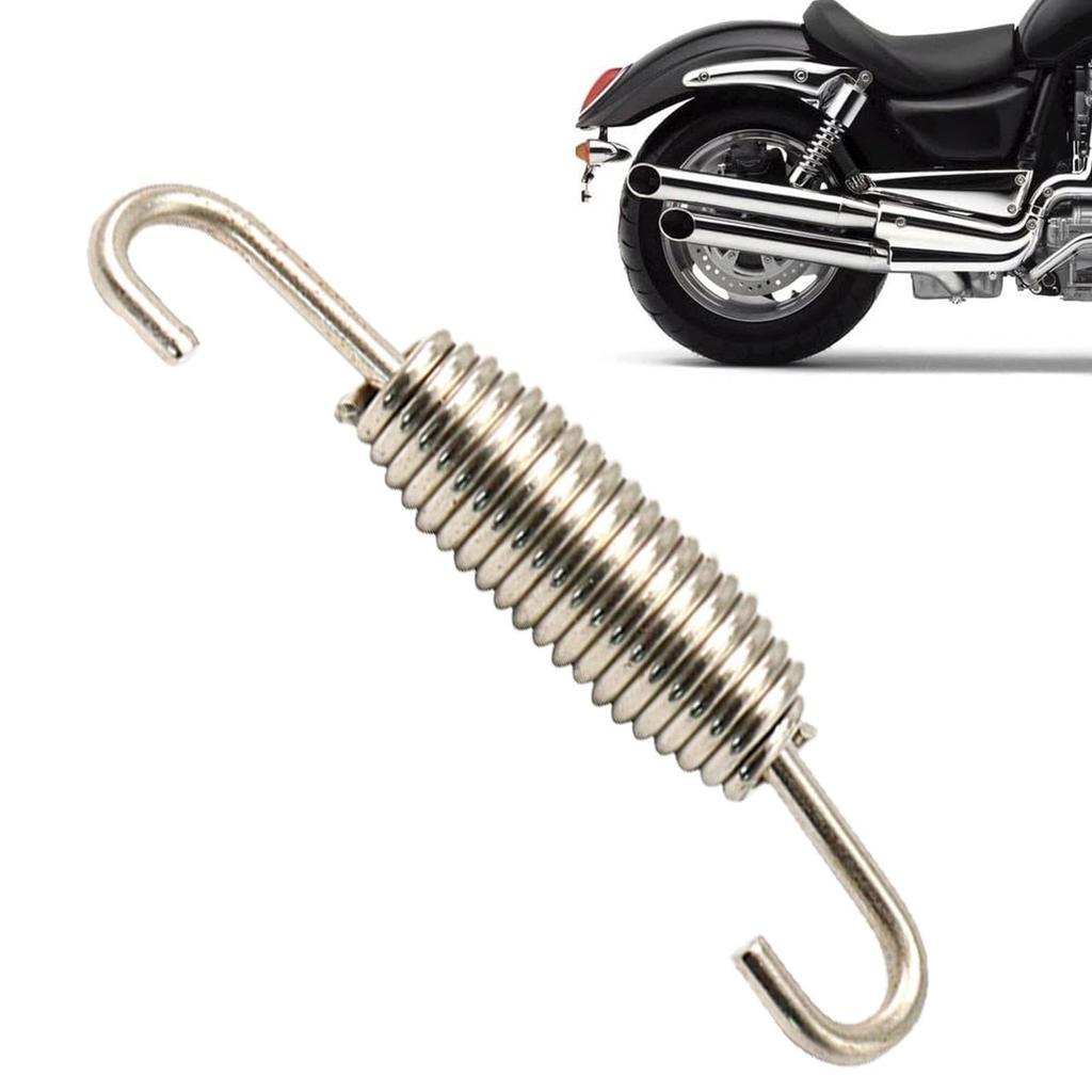 Motorcycle Exhaust Spring, Stainless Muffler Spring for Exhaust Pipe, Motorcycle Modification Parts Exhaust Pipe