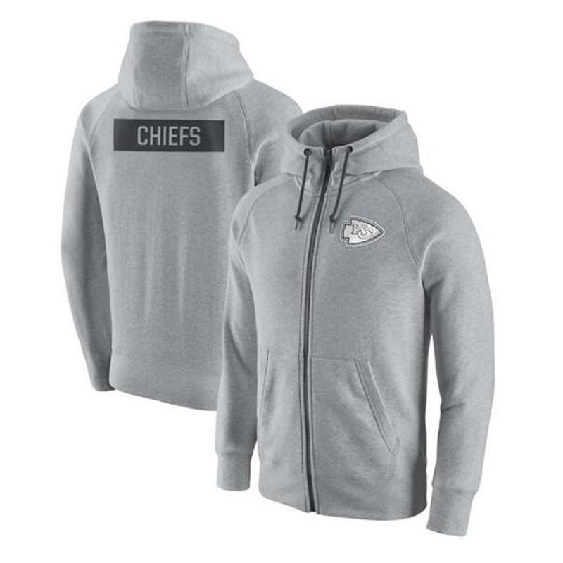 Mens Zip-Up Hooded Sweatshirt NFL Football Loose Fit Casual Sports Top Plus Size