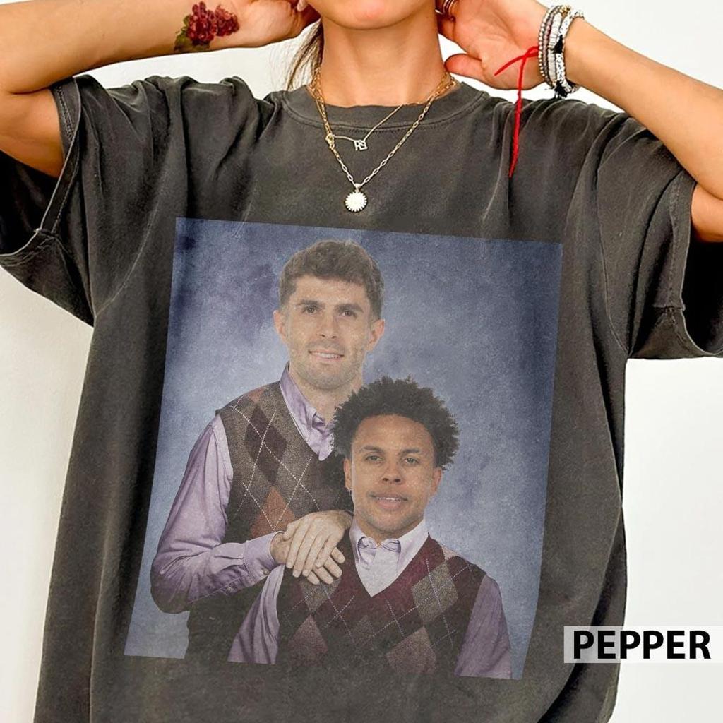 Christian Pulisic Weston McKennie Funny Soccer Shirt, Football Step Bros Gift For Fan World Cup Usa