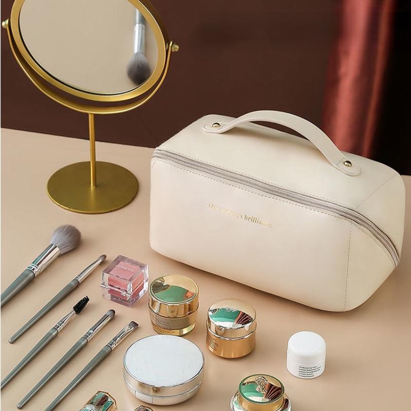 Портативная косметичка большой емкости, дорожная сумка для стирки, мягкий органайзер на молнии, контейнер для хранения, сумки