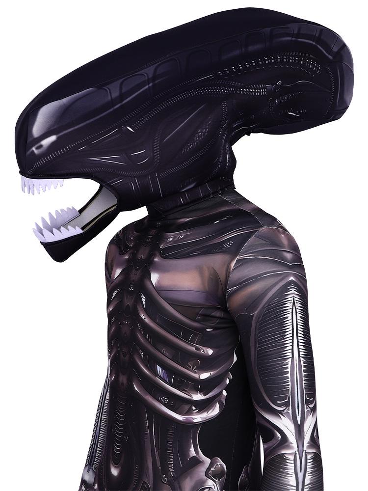 Alien Death Ship Horror Cosplay Jumpsuit – Halloween Stage Costume