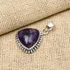 Amethyst Gemstone Handmade 925 Sterling Silver Adorable Pendant For Thanksgiving Gift